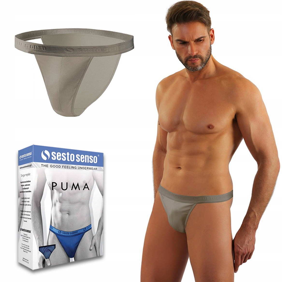 

Sesto Senso Puma slipy męskie tanga - M