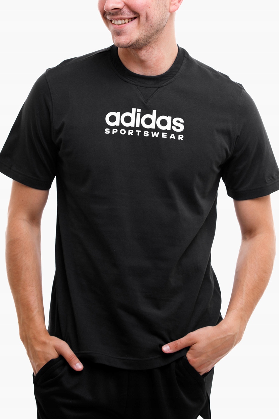 Tričko Pánské adidas Sportovní tričko Tréninkové bavlněné tričko vel. M