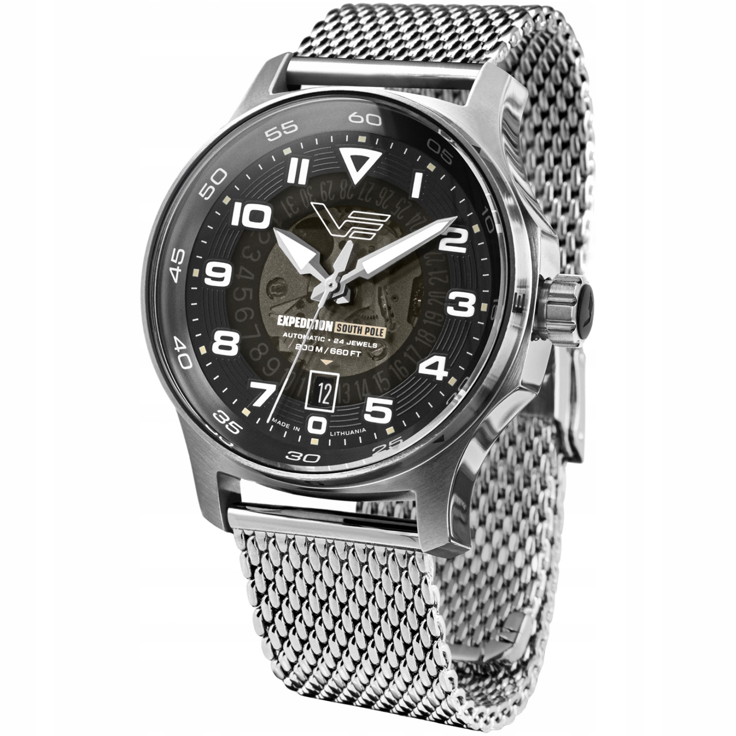 Pánské Hodinky Vostok Europe NH35A-592A758BM stříbrné