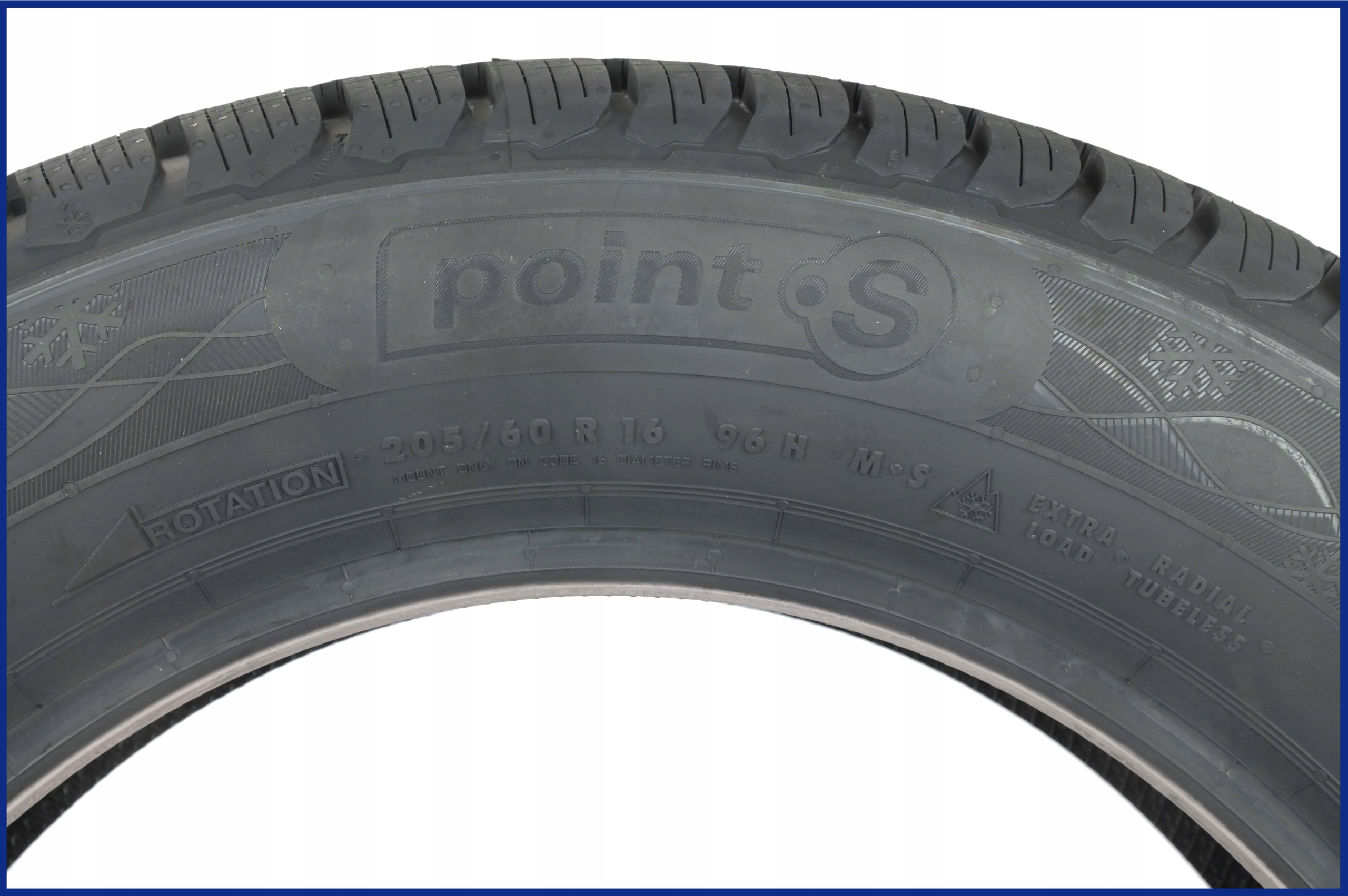 2 x 205/60R16 XL 96H Winter S Point S TYRES ZIMA Model inny