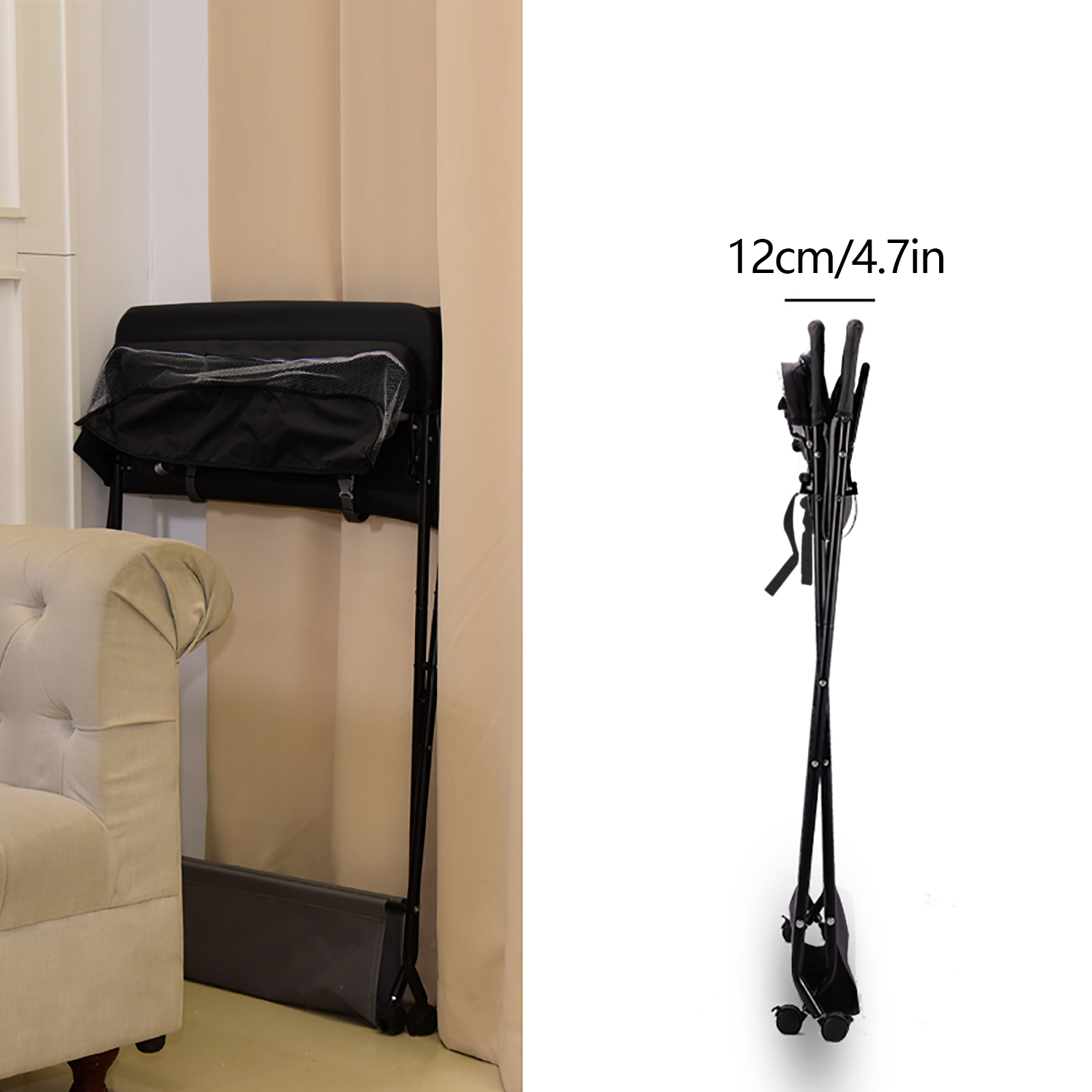 25kg nośny czarny przewijak z kółkami Kod producenta HG-HSYXF-4881