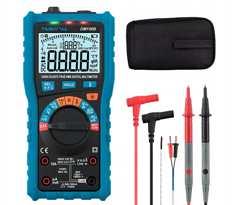 Multimetr ręczny Tilswall DM100B