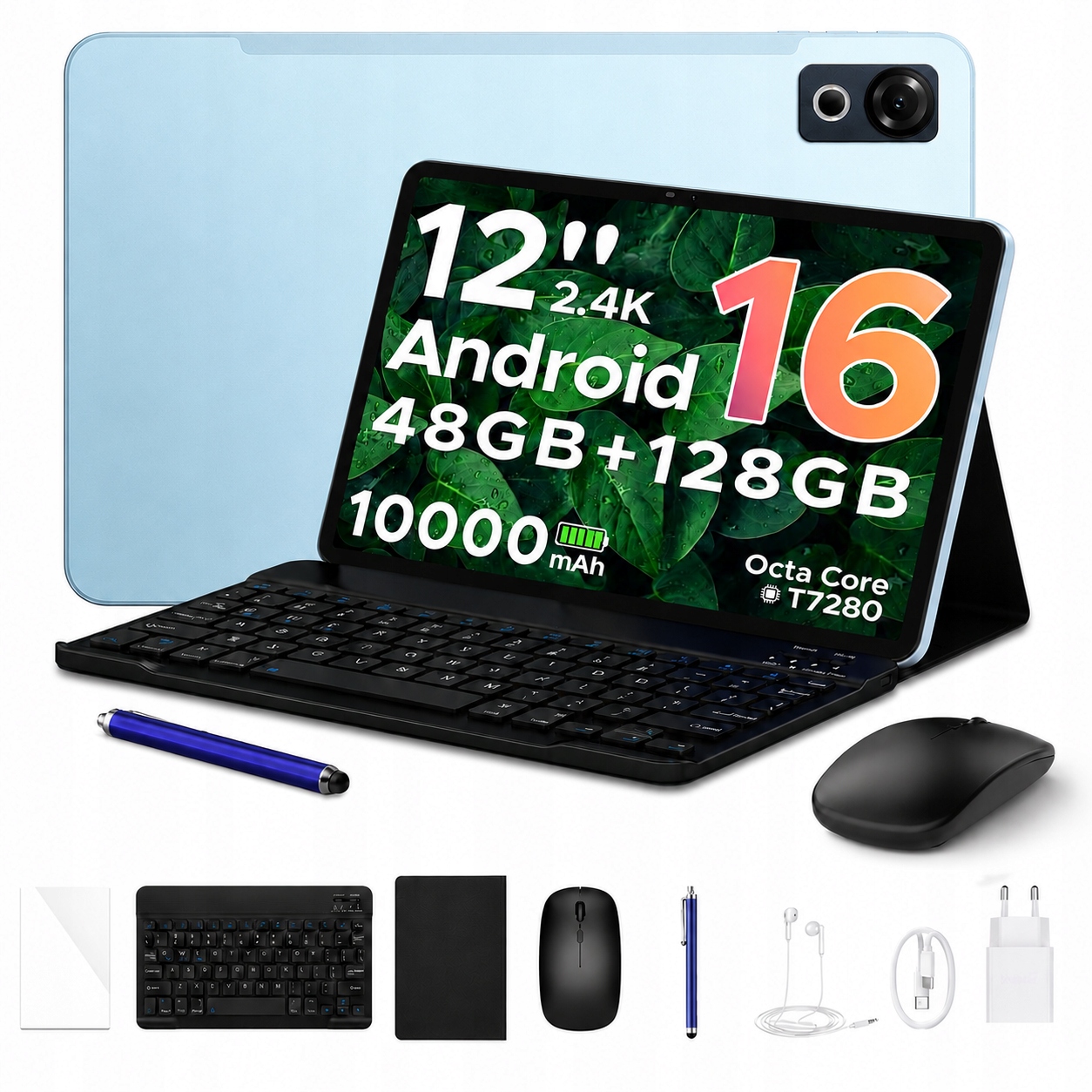 Tablet pro děti 12" Aorlym AP12 48+128GB 10000mAh/5G WIFI/Android 16/2.4K