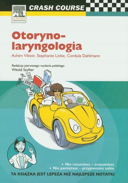 Otorynolaryngologia Crash Course KSIĄŻKA EDRA