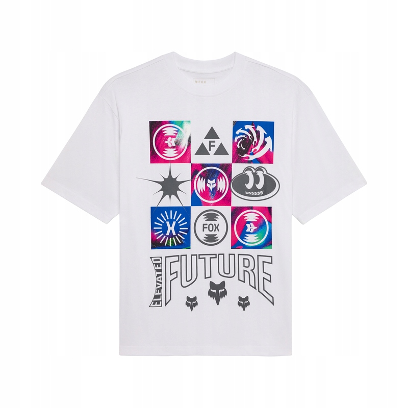 Tričko Fox Image Cosmo Mw Oversized 1 White XL