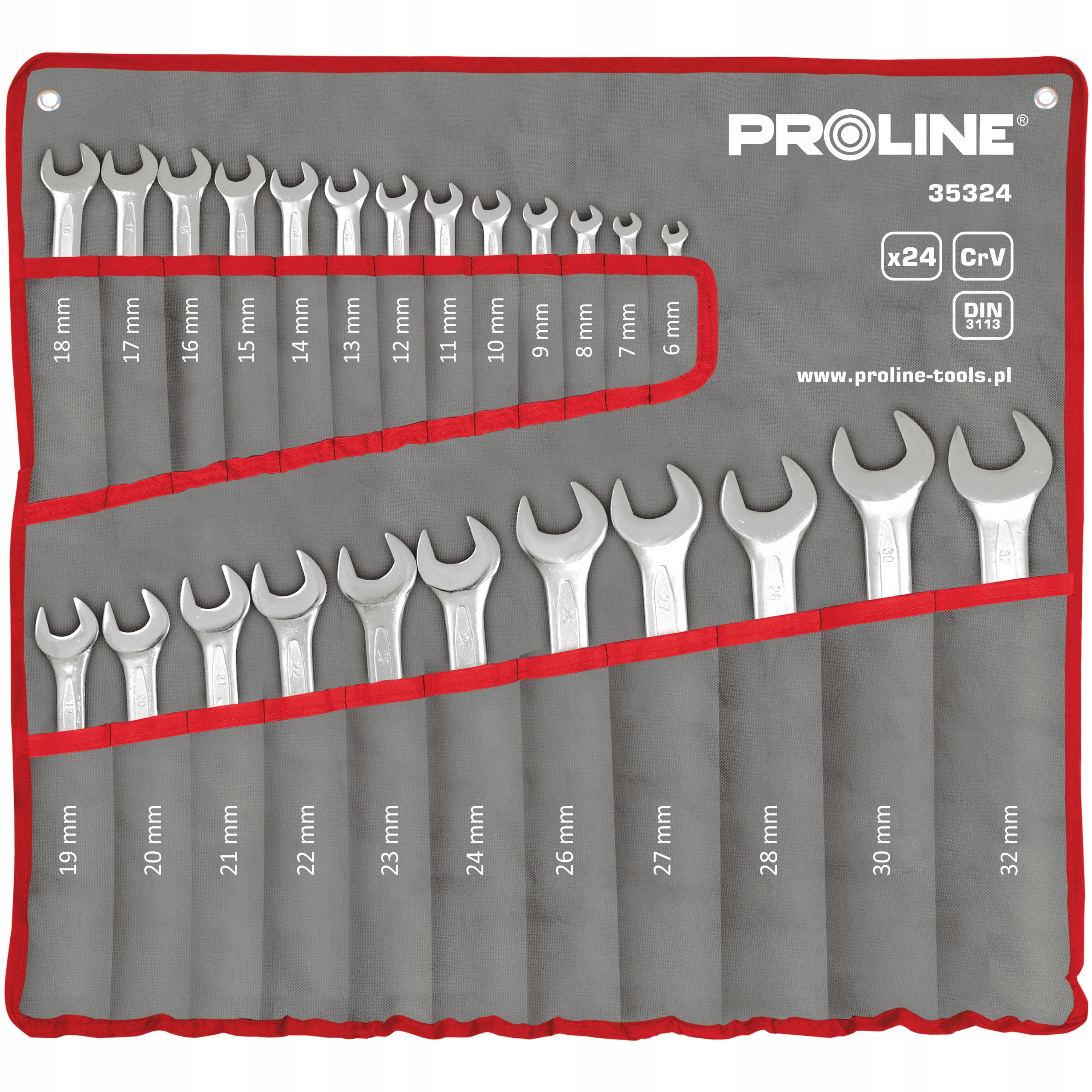 Kľúče Oczk-ploché Ks 24 (6-32) DIN3113 CV Proline