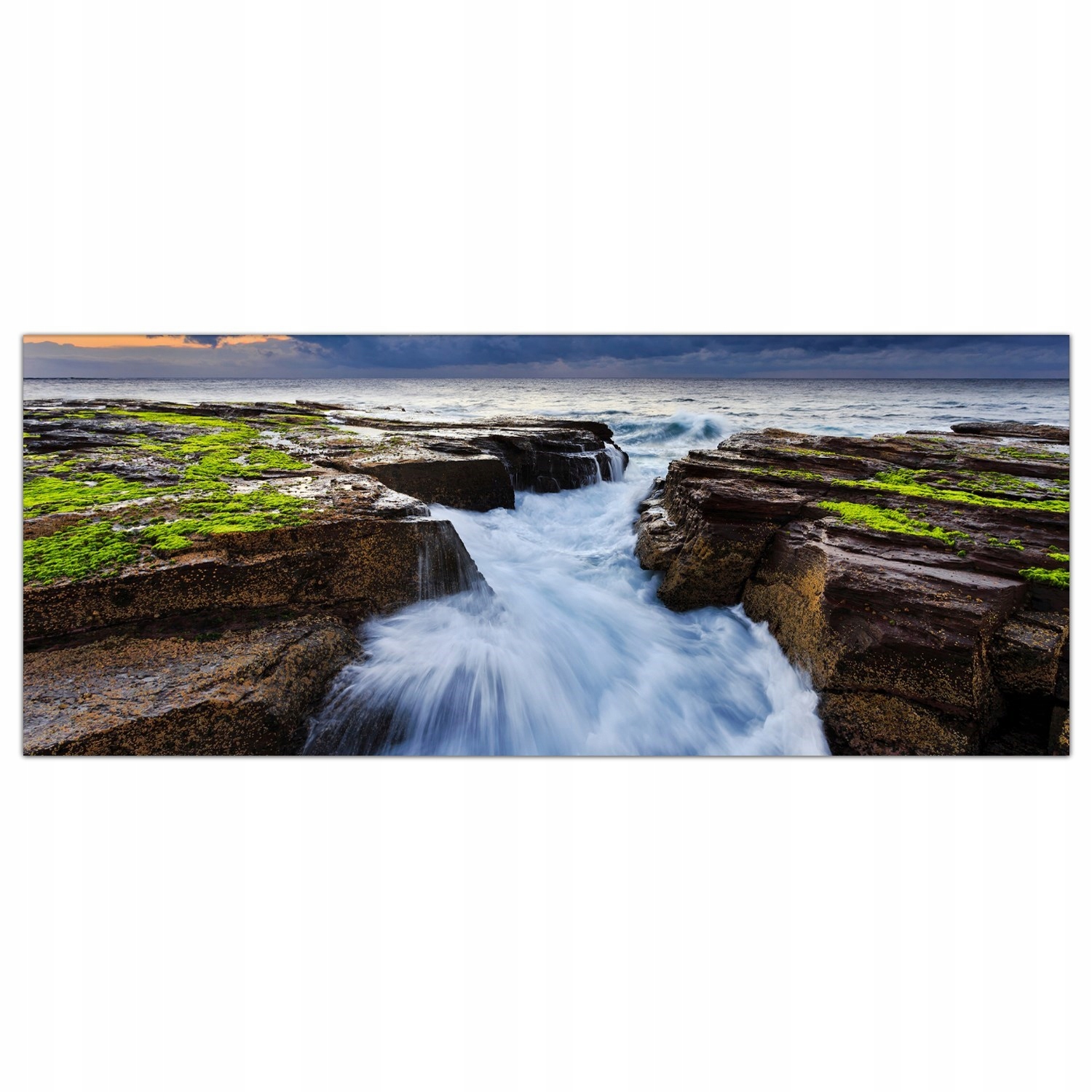 Ocean Východ Slunce 125x50 Panel sklo do kuchyně