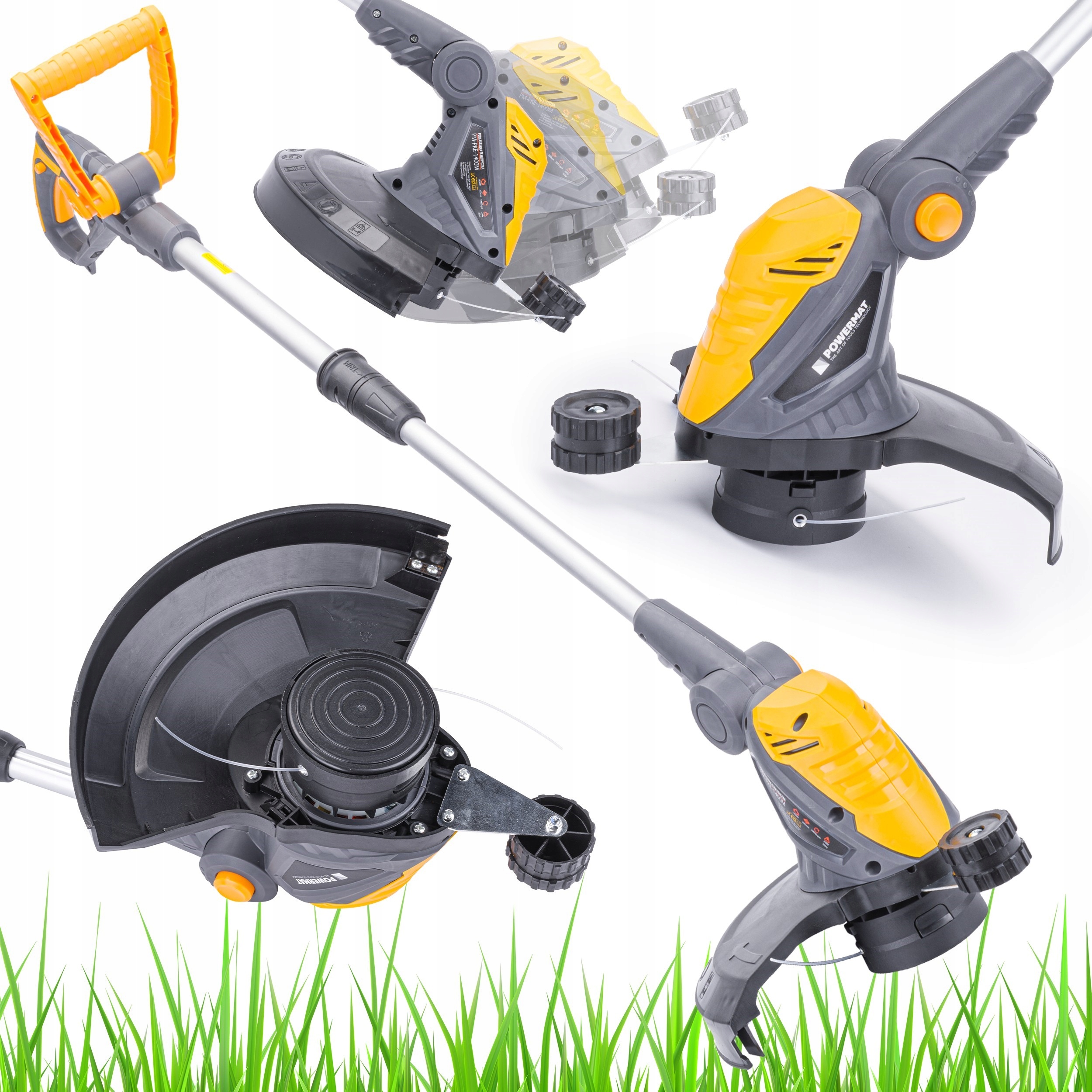 Podkaszarka Elektryczna Do Trawy Kosa 1400W 300mm Wykaszarka Żyłka Lekka