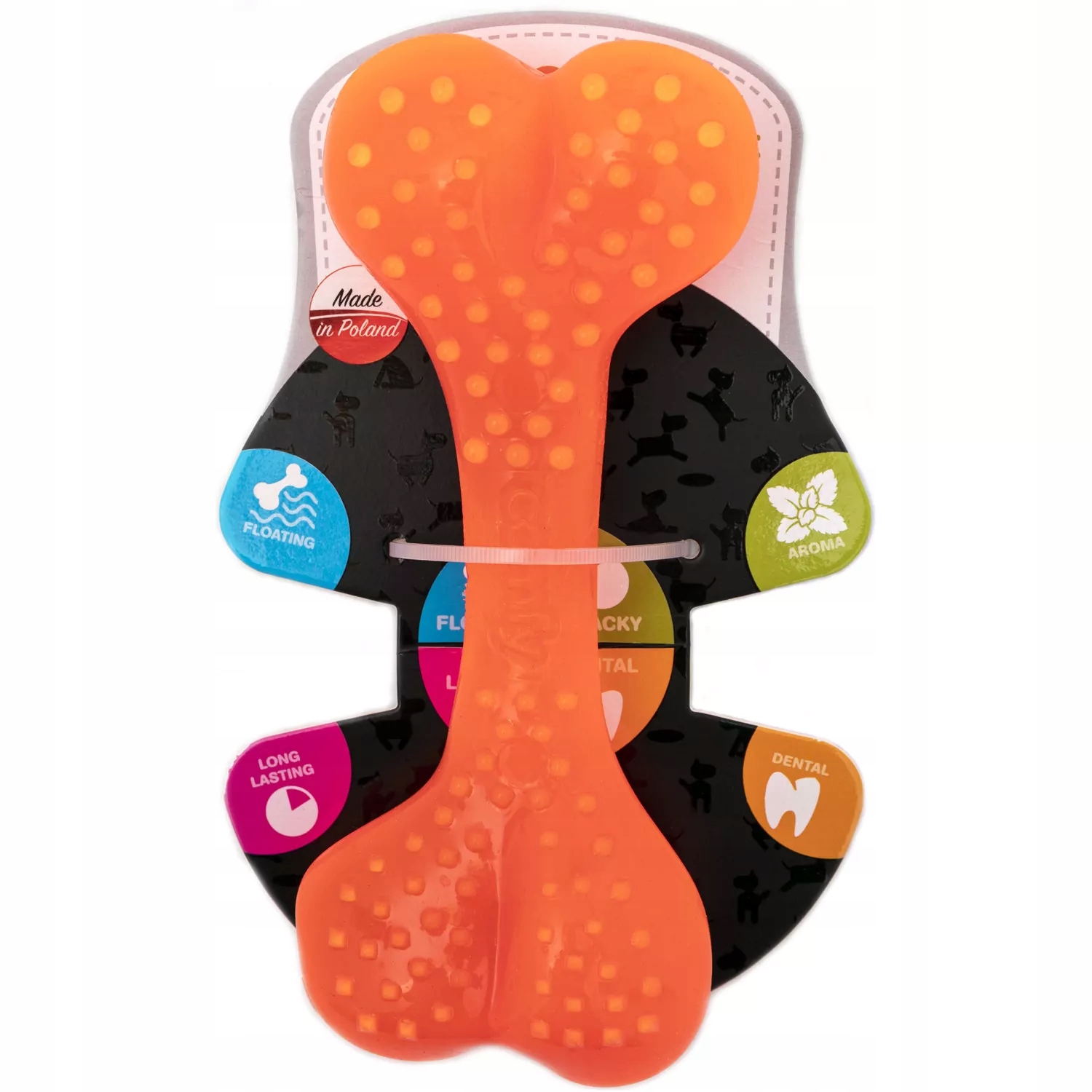 

Comfy Zabawka Mint Dental Bone Pomarańczowa 16.5 c