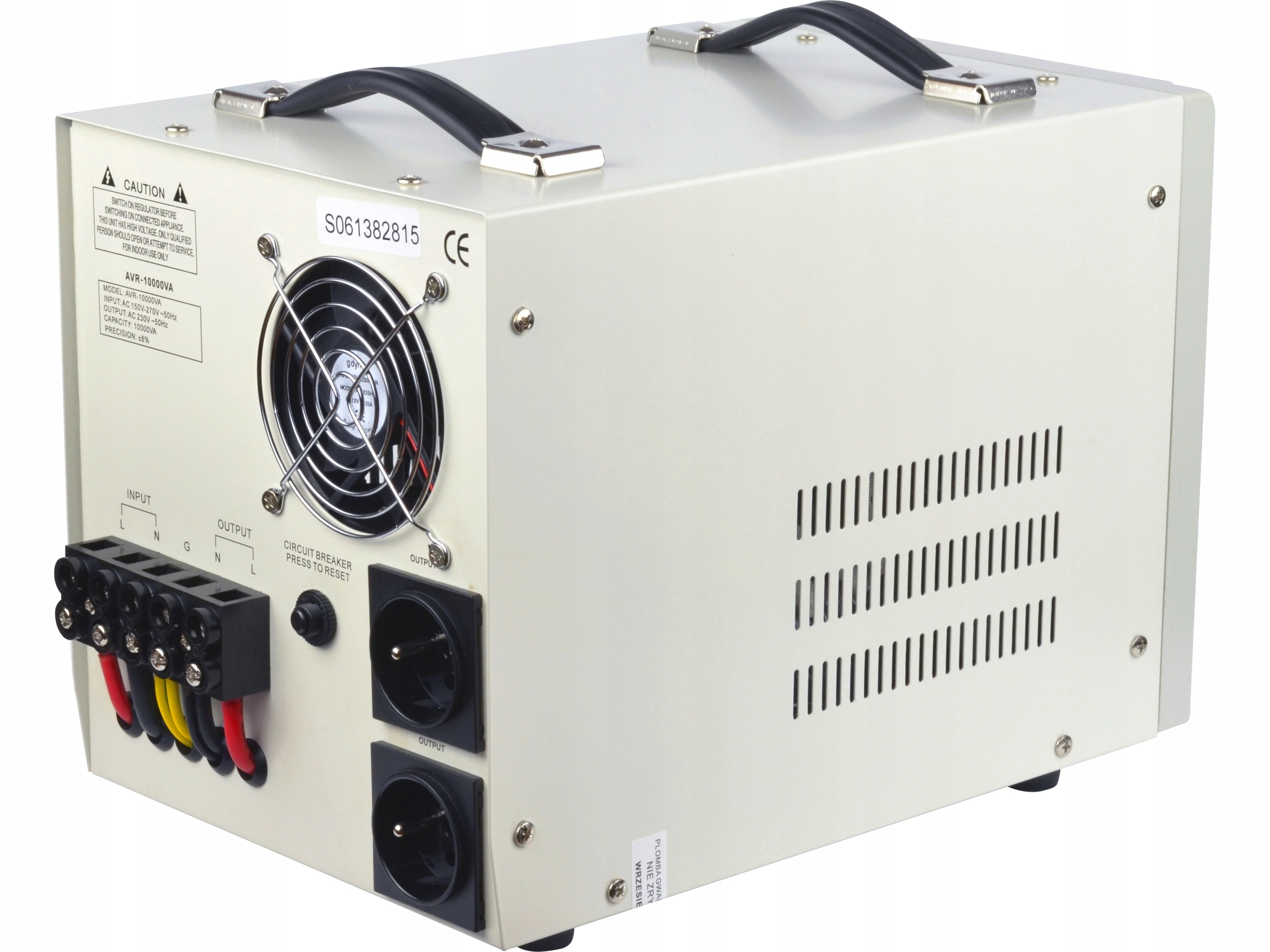 Stabilizator napięcia prąd AVR 10000VA VOLT POLSKA Rodzaj przenośny