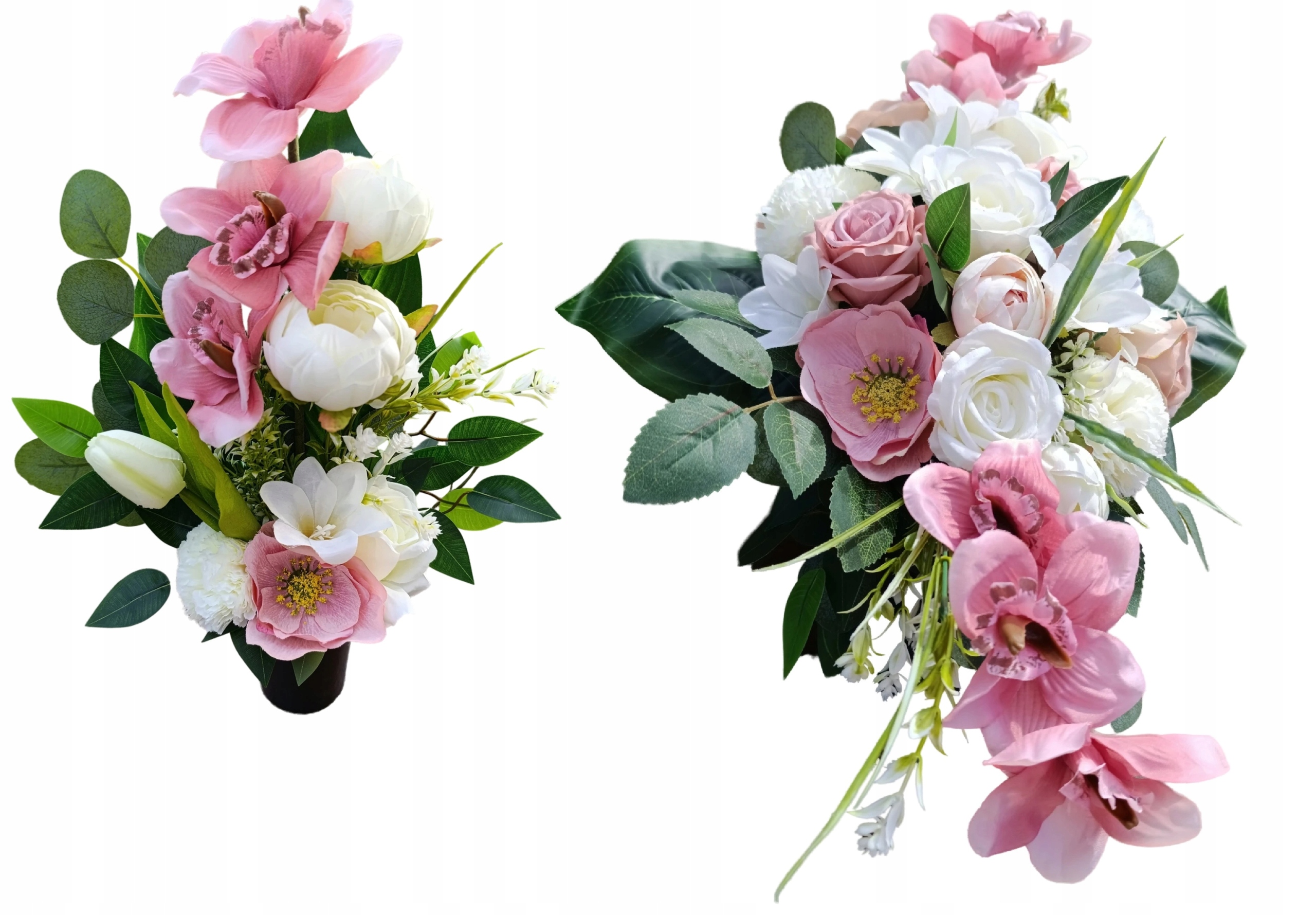 Velikonoční Dekorace Na Hrob Komplet Kytice Umělé Květy Hřbitov Jaro