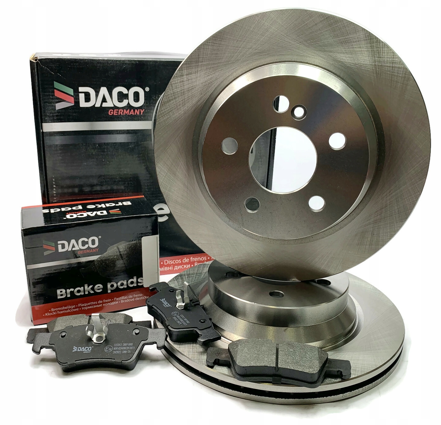 602303 - Диски колодки задний E-класс W211 S211 Daco Germany