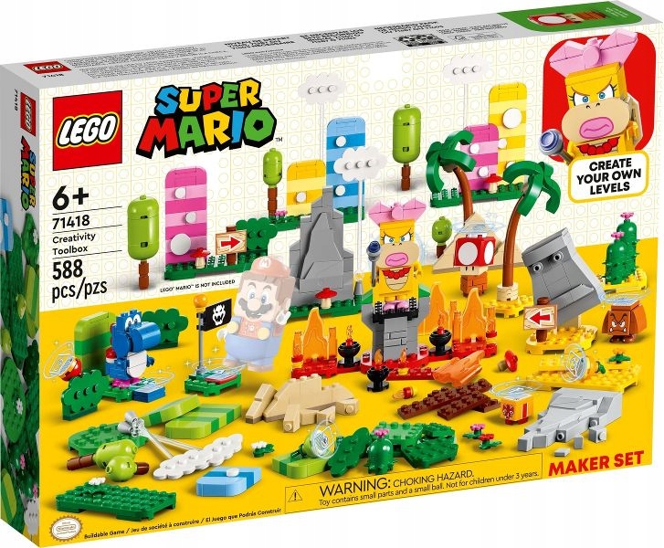 Lego Mario Creativity Tolbox Maker Set Nr. 71418