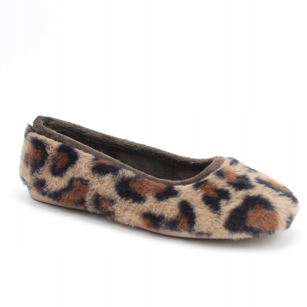 Manitu 340101 Leopardové Balerínky Bamboše vel. 38