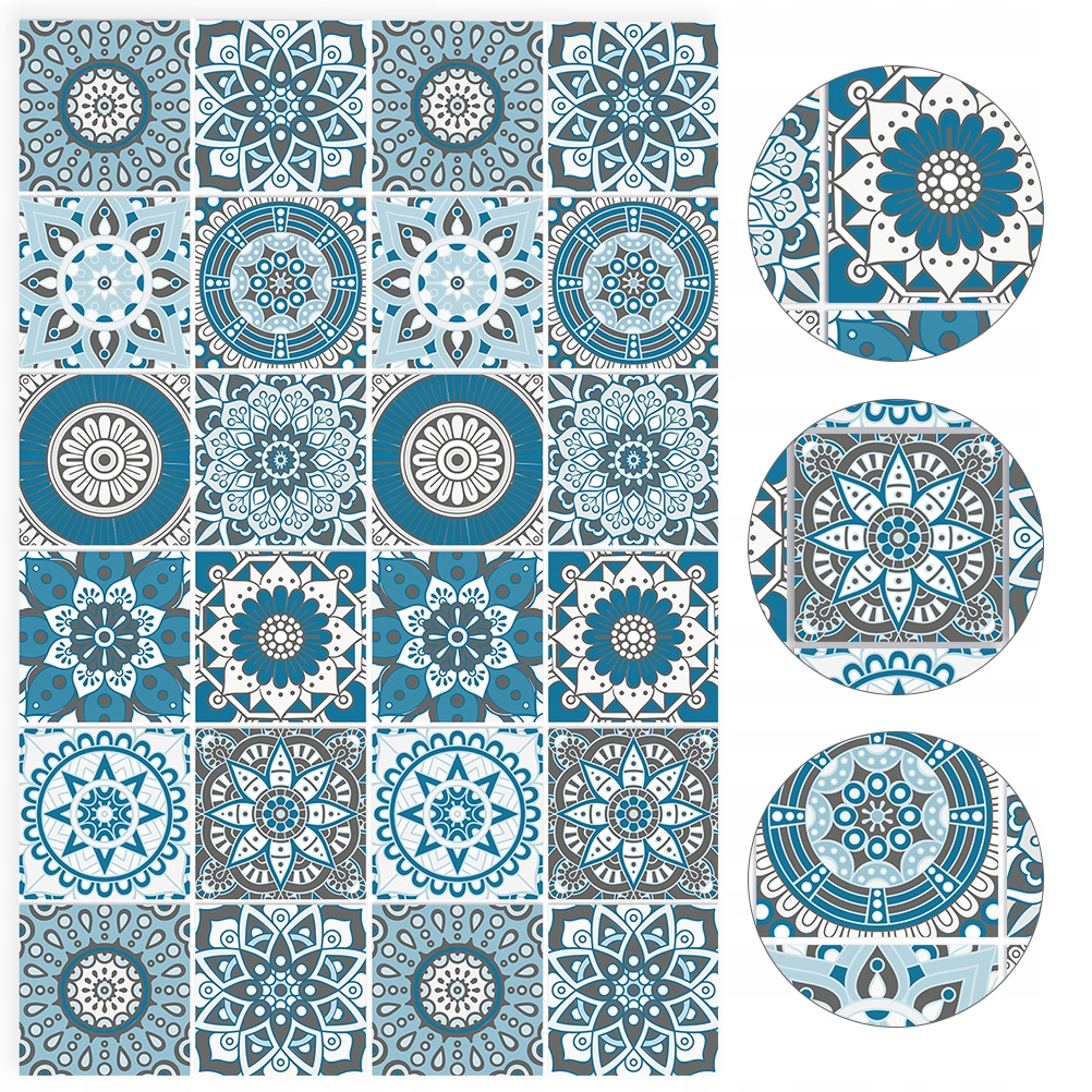 NAKLEJKA ŚCIENNA DO DOMU NOVEL PŁYTKA ŁATWA W CZYSZCZENIU Szerokość 110 mm