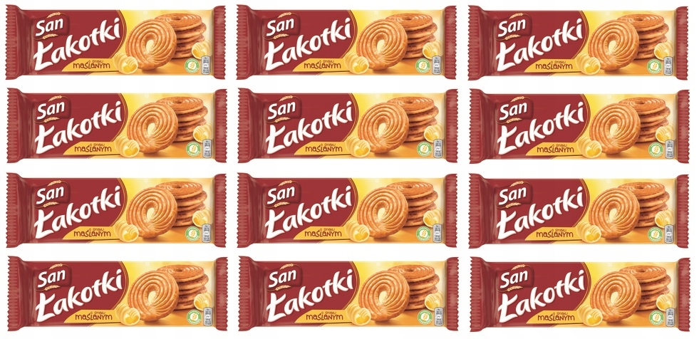 Levně 12 x 168 g San Máslové sušenky Karton