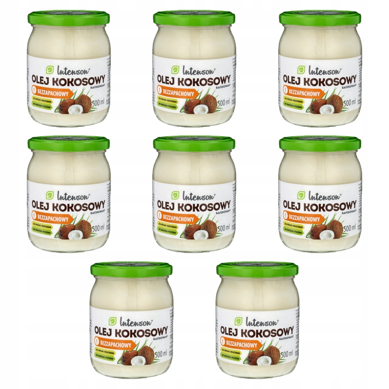 Intenson Rafinovaný kokosový olej 500 ml X8