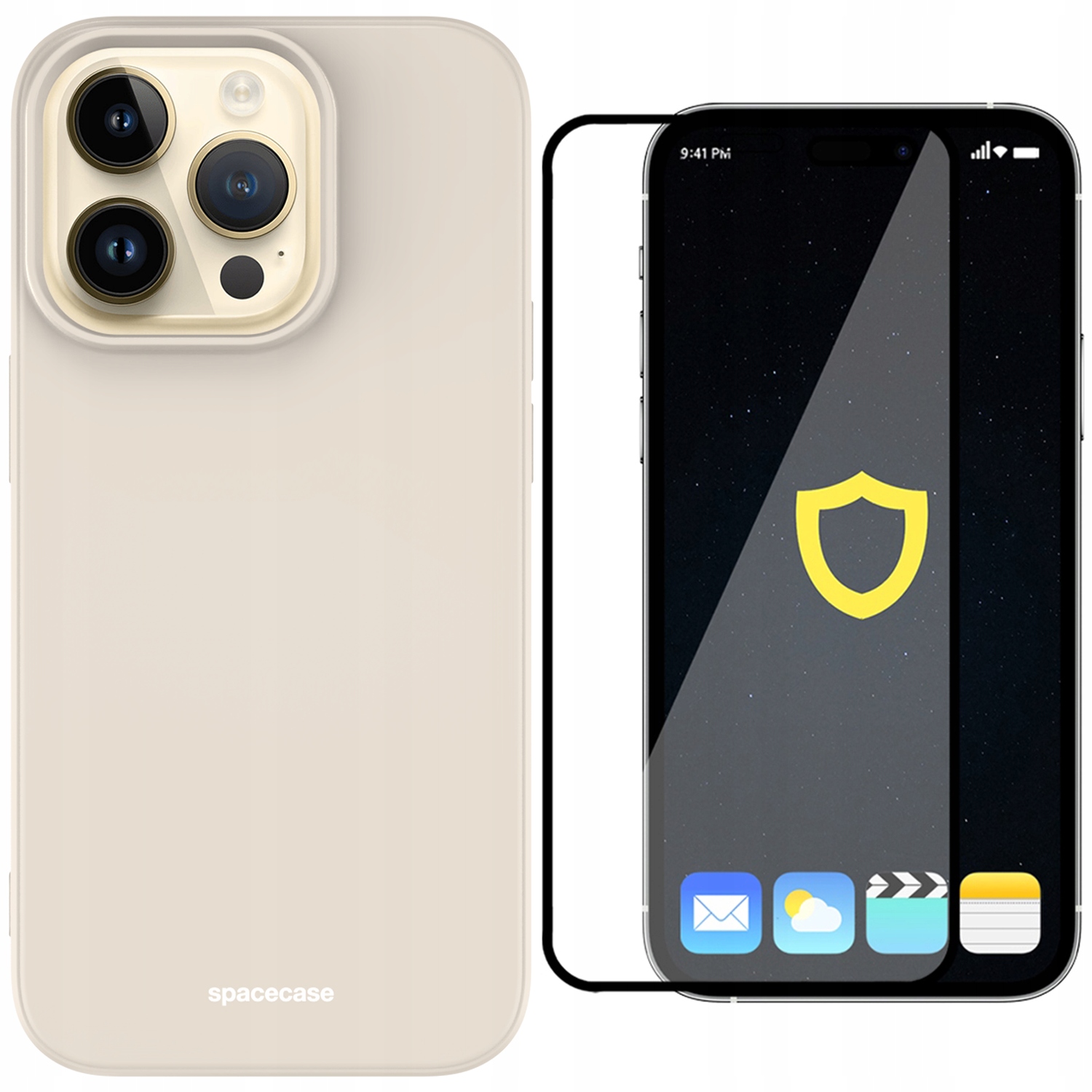 

Etui Matowe Spacecase Do Iphone 14 Pro Szkło
