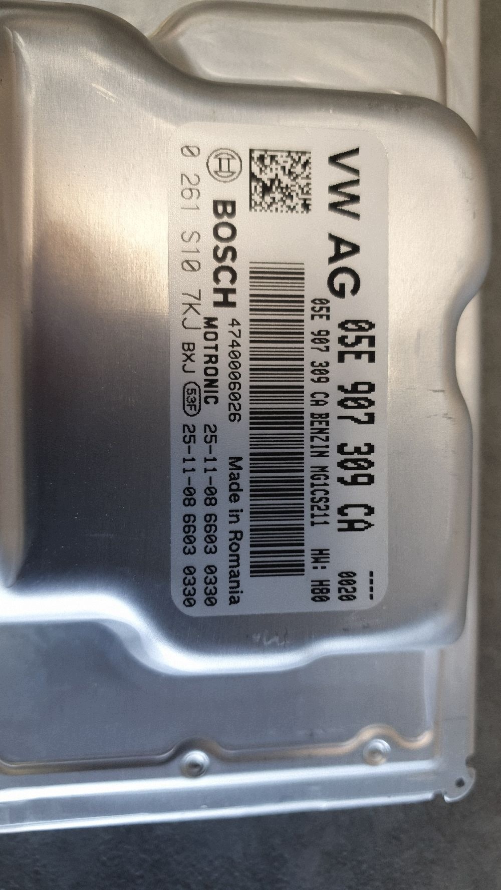 Audi A3 8Y 1.5 Centralina ECU Motore 05E907309CA