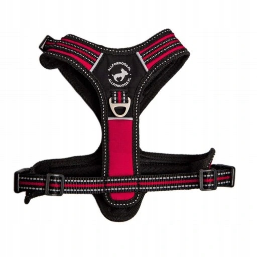 Levně All For Dogs Postroj 3x-Sport Červený L