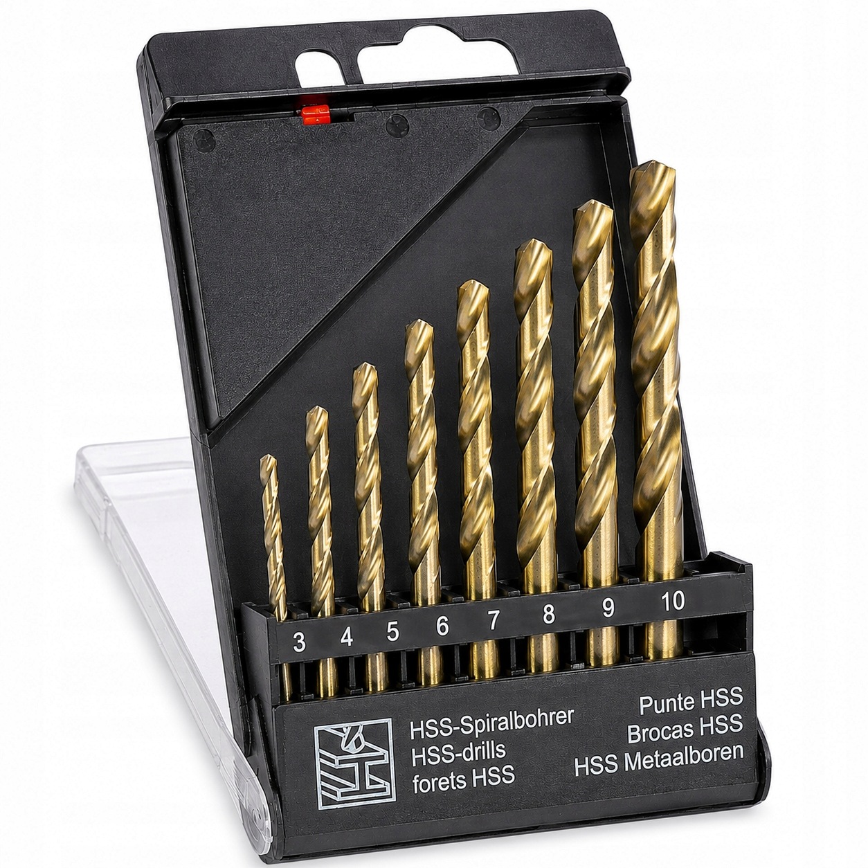 Zestaw Wierteł kobaltowych Hss 3-10MM 8 sztuk