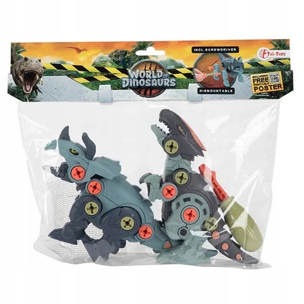 

Dinozaury do Rozkręcania Śrubokręt Zesta skręcania