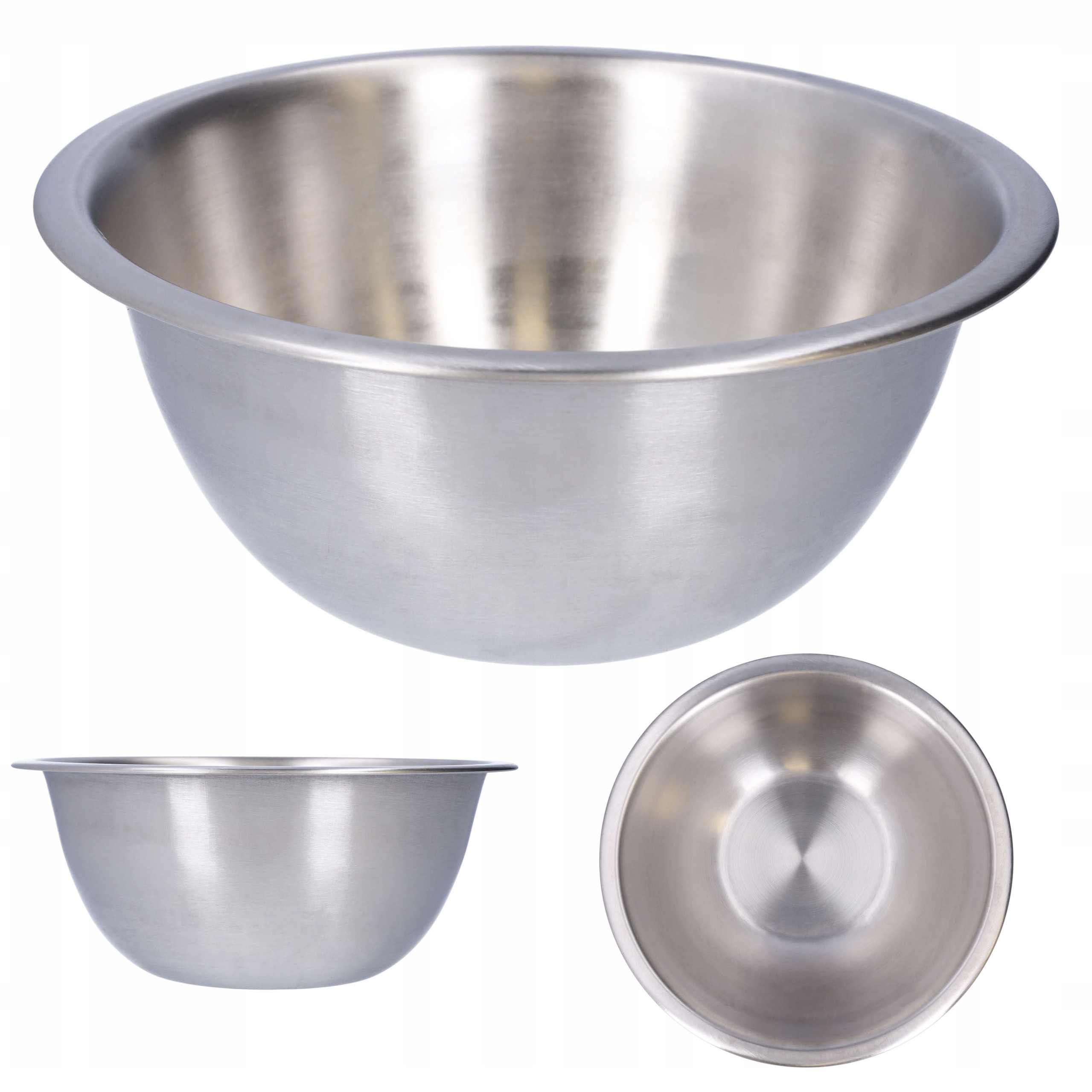 

Miska metalowa kuchenna duża stalowa śr 24 cm