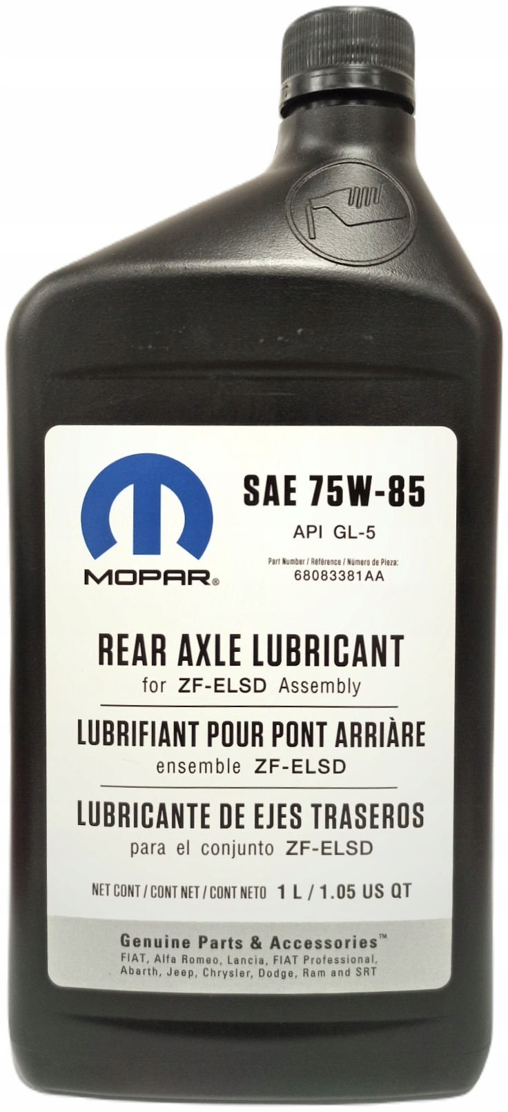 

Mopar 75W85 Z Lsd 68083381AA Olej Do Mostu