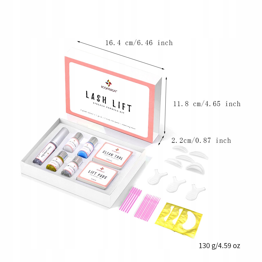 Zestaw do liftingu rzęs Lash Lift lifting iconsign Marka Iconsign