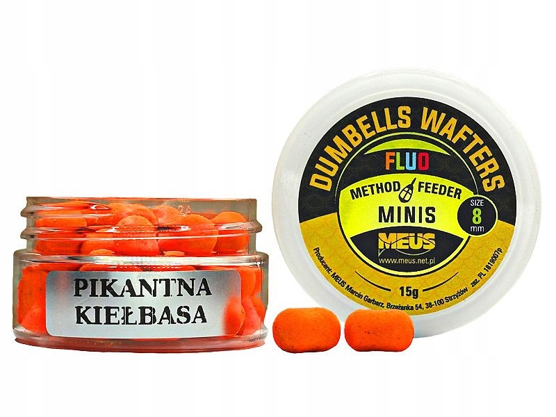 Dumbells fluo wafters 8mm pikantna kiełbasa minis