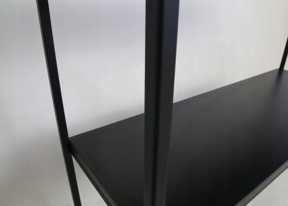 KONSOLA DO PRZEDPOKOJU INDUSTRIALNA CZARNA Z PÓŁKĄ Kod producenta K2-903080