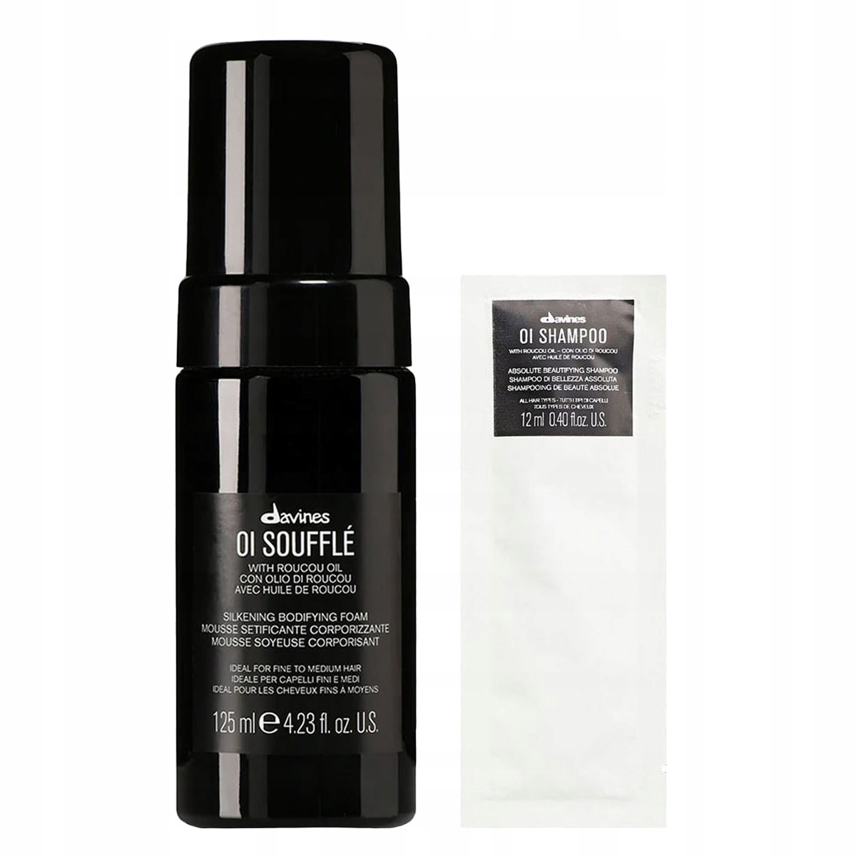 Davines Oi Souffle zahušťující pěna pro jemné vlasy 125 ml Dárek