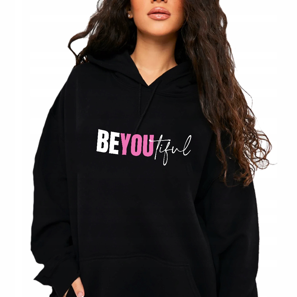 Černá dámská S Kapucí dárek, Mikina Dárek BEYOUtiful, velikost S