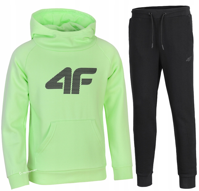 

4F Chłopięcy Dres Komplet Bluza Spodnie 164