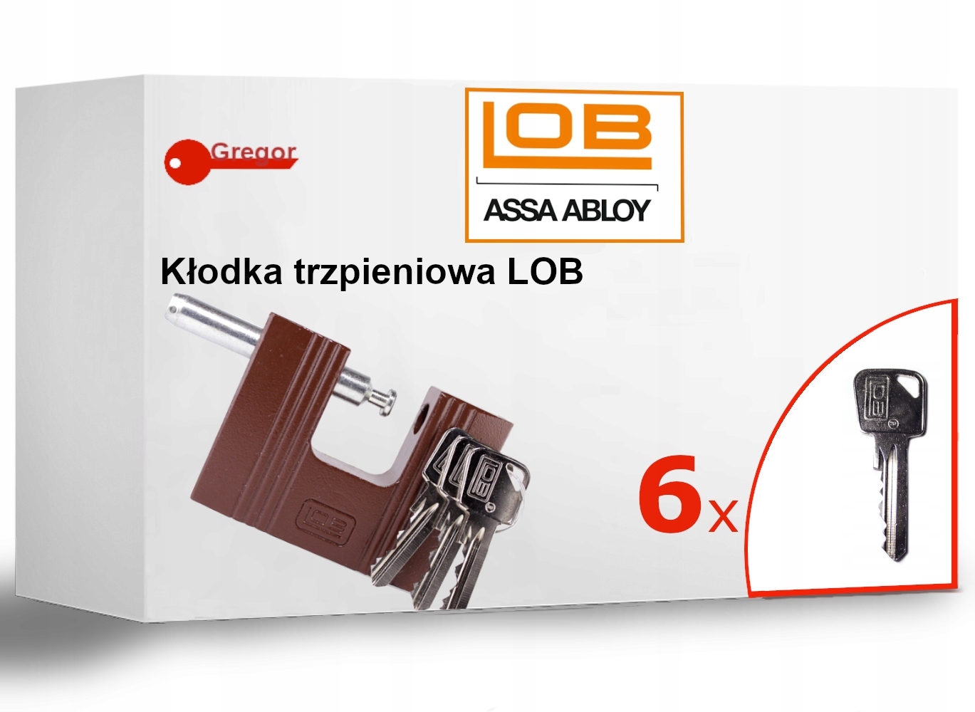 

Kłódka Lob Antywłamaniowa KT05 90mm 6 Kluczy