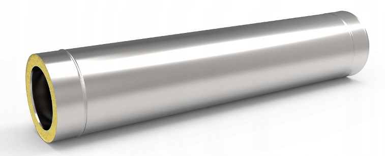 Kd Trubka izolovaná, kyselinovzdorná, fi 300 1 m, 0,8 mm, dvoustěnná komínová vložka