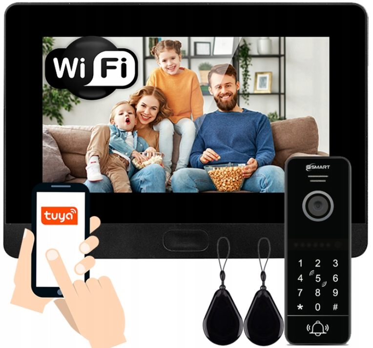 

Wideodomofon Smart Wifi Aplikacja Tuya Fullhd Kod