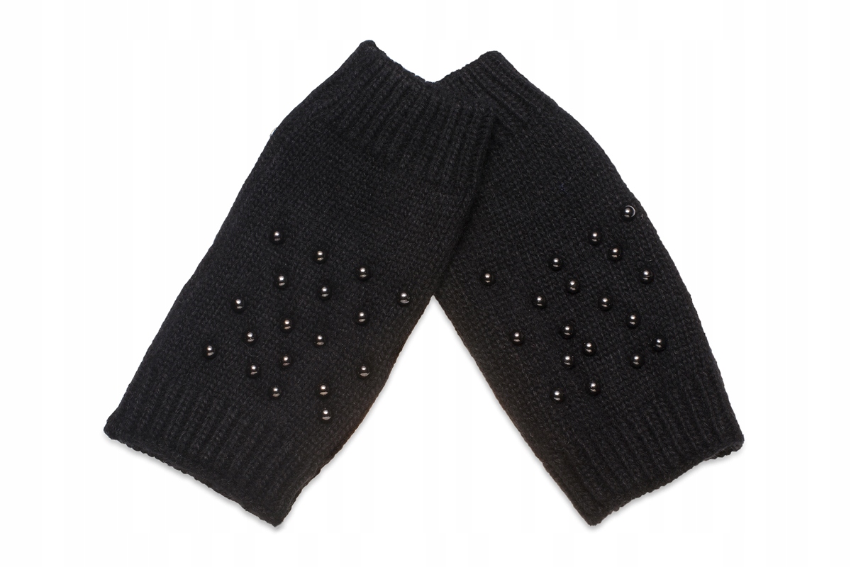 RĘKAWICZKI MITENKI CIEPŁE WEŁNIANE PEREŁKI MIZU CZ