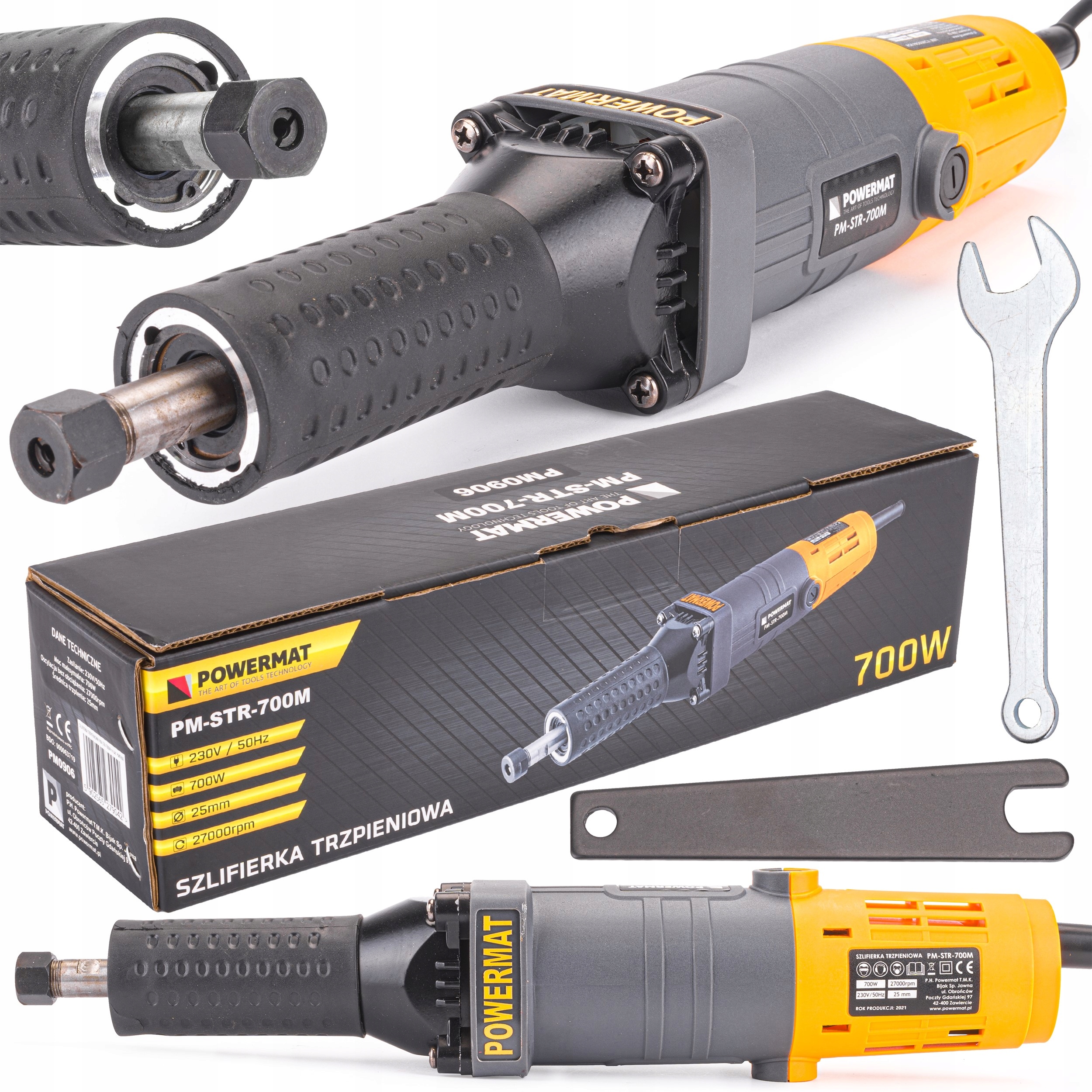 

Szlifierka Prosta Trzpieniowa Palcowa 6mm Powermat