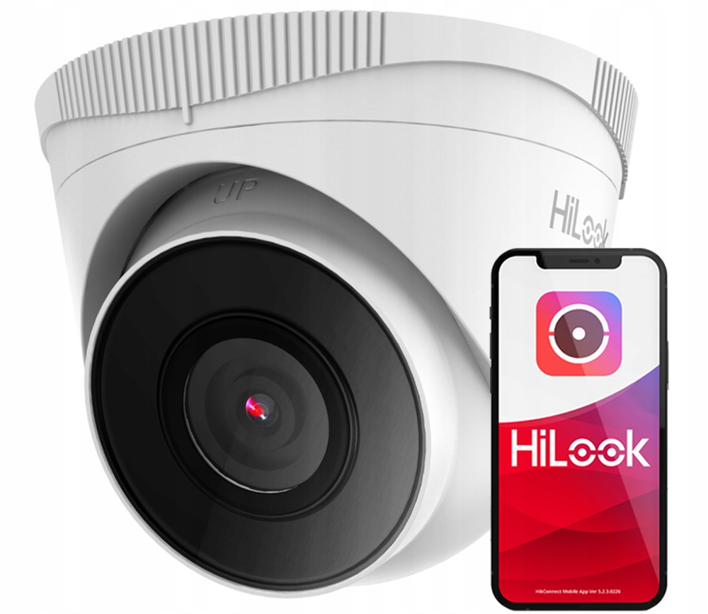 Vonkajšia Ip kamera 5MPx HiLook PoE IR30m Apka Hikvision Hik-connect
