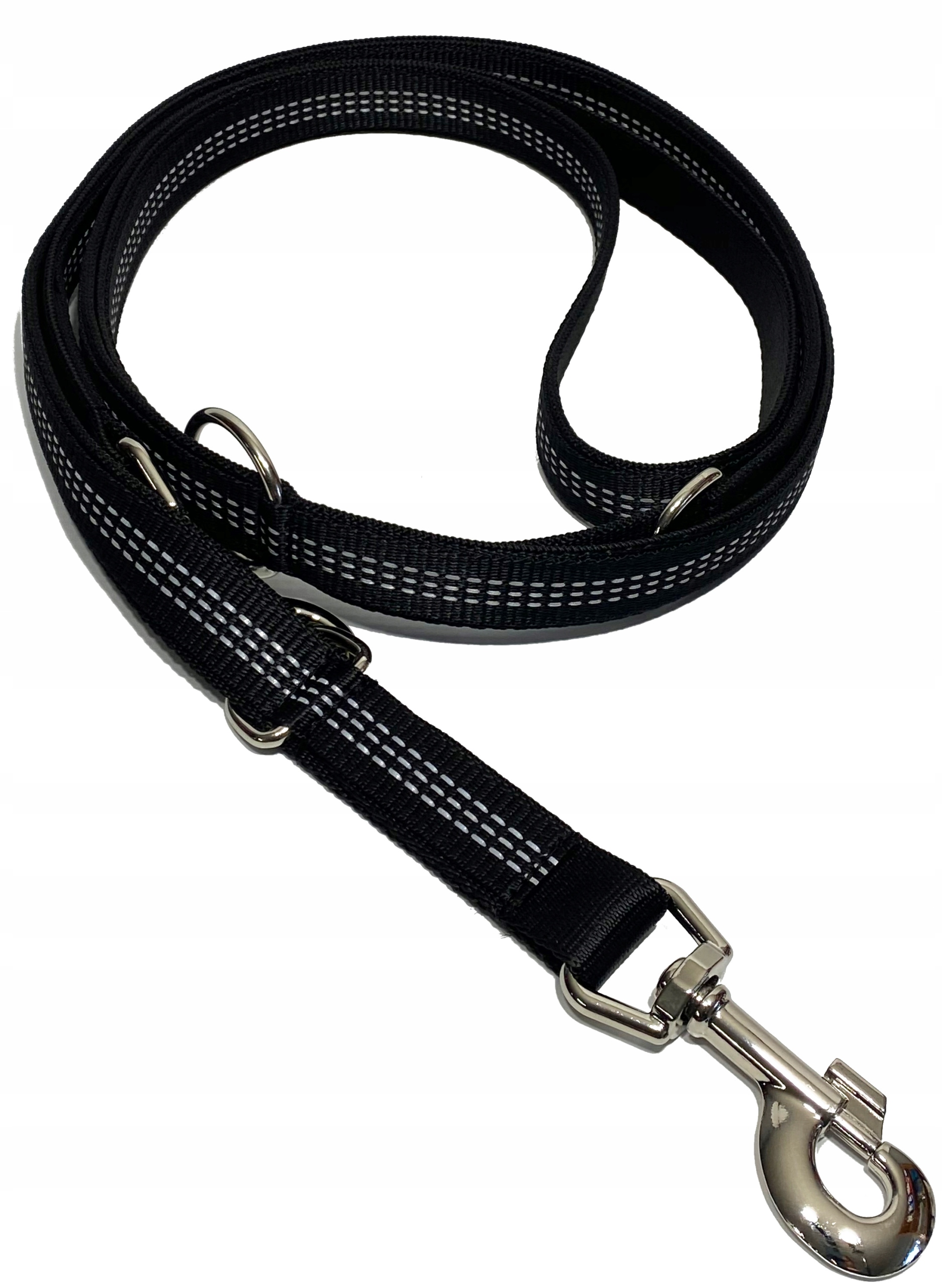 

Mocna Smycz Odblaskowa Podwójnie Szyta 235CM/25M