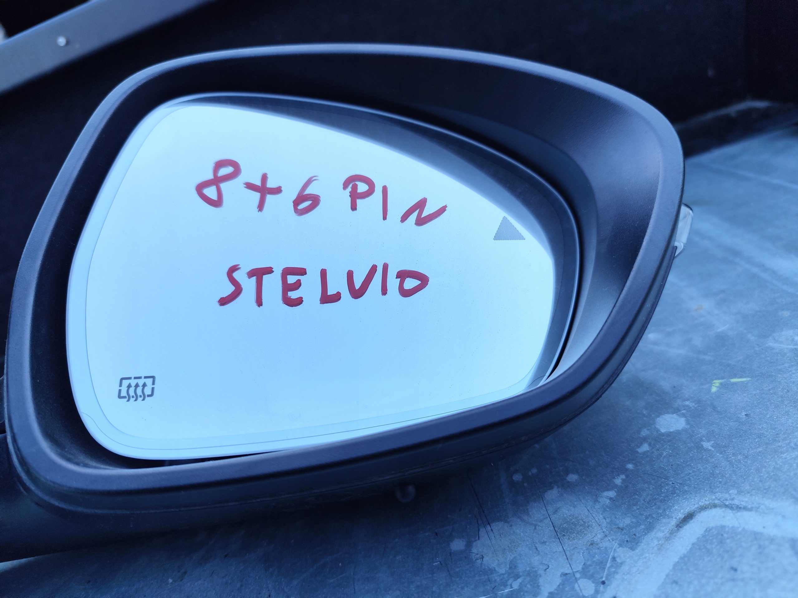 ALFA ROMEO STELVIO mirror right 14 PIN