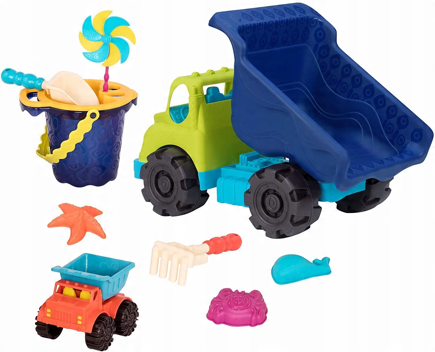 

BToys ciężarówka Gigant wywrotka +zestaw do piasku