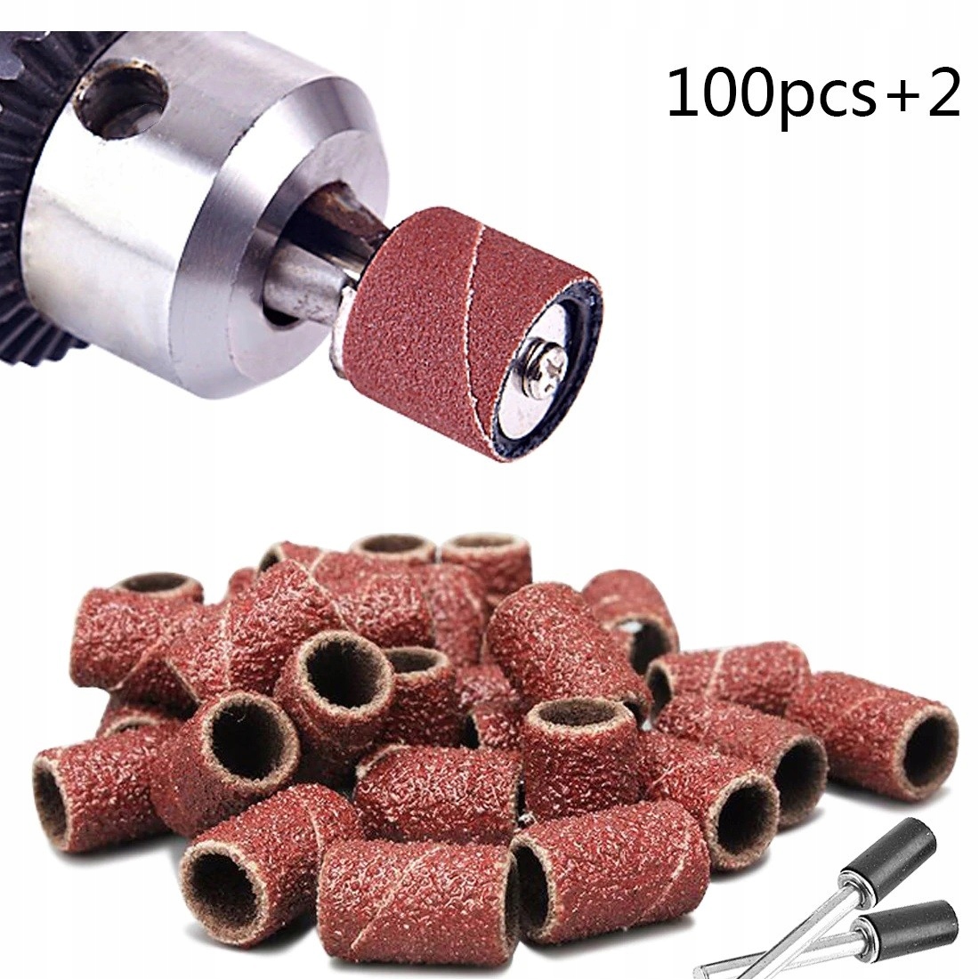 

Taśma szlifierska gr.600 100 szt 2 trzpienie 9,6mm