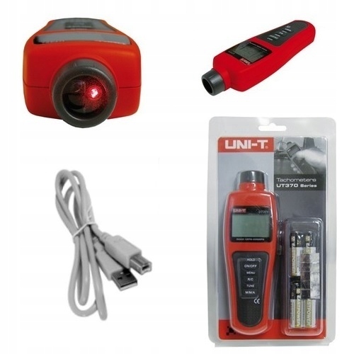 MIERNIK OBROTÓW OBROTOMIERZ UNI-T UT372 USB LASEROWY TESTER OPTYCZNY TACHO EAN (GTIN) 5901436741367