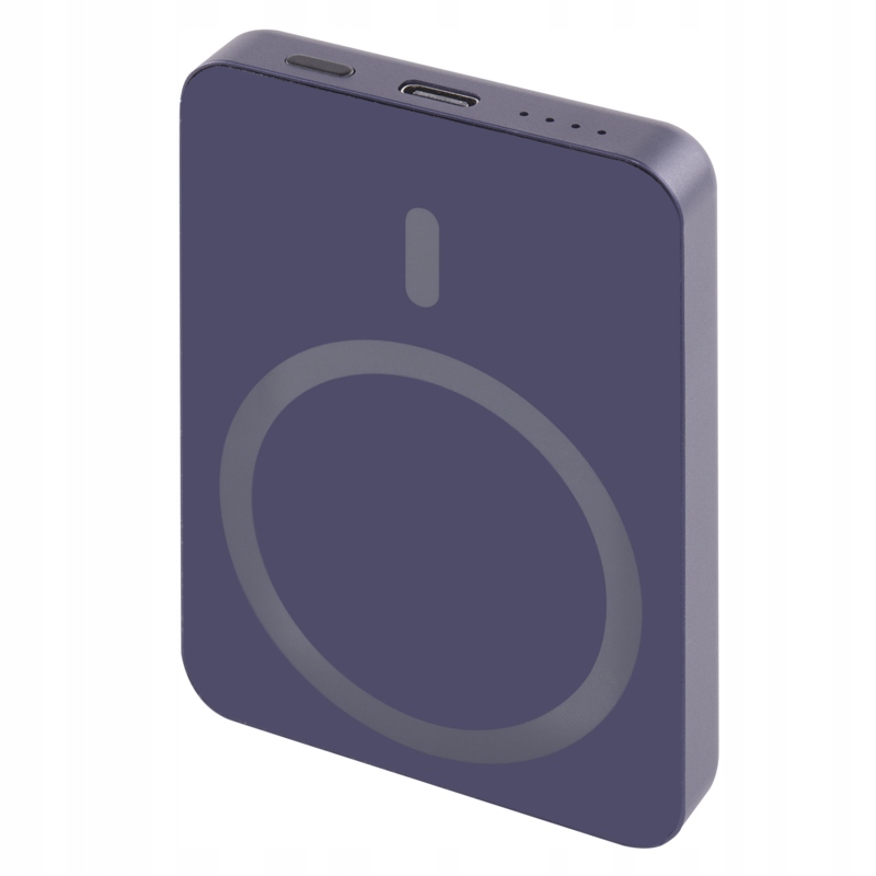 Powerbanka Emos Wi 522, 5 000 mAh, 20 W+Wireless, modrá