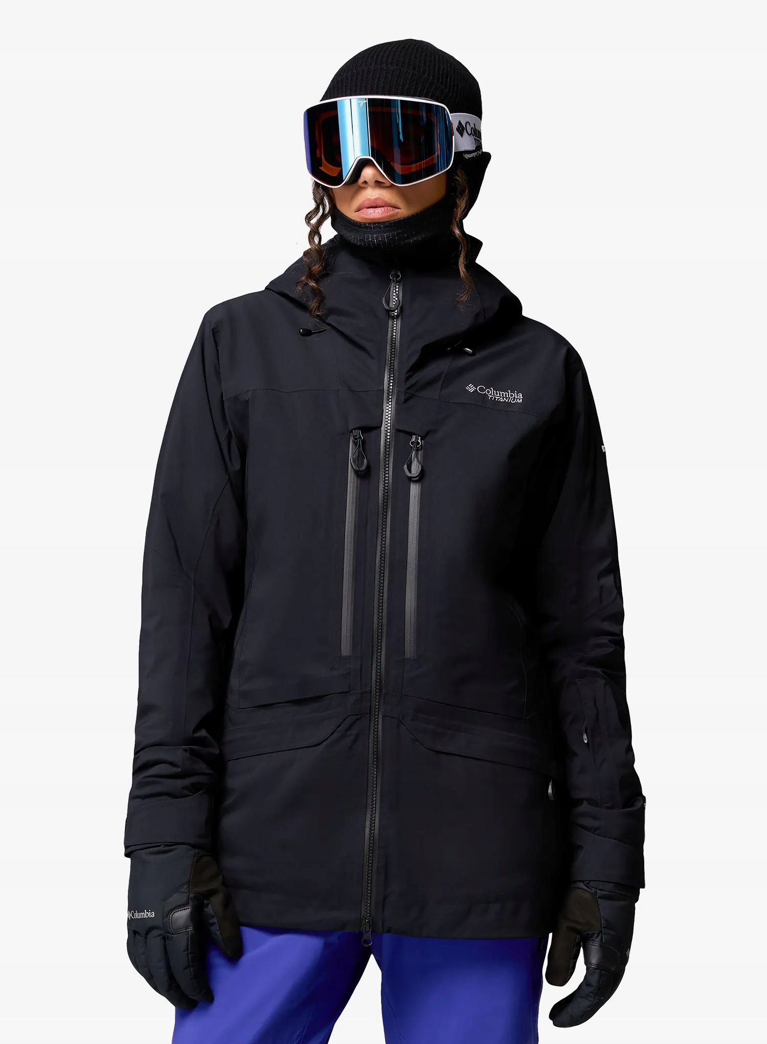 Kurtka narciarska damska Columbia Platinum Peak Insulated Jacket black S