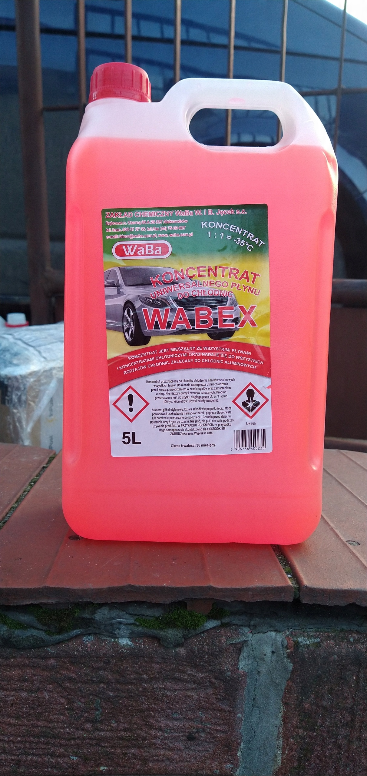 

Koncentrat płynu do chłodnic Wabex 5l