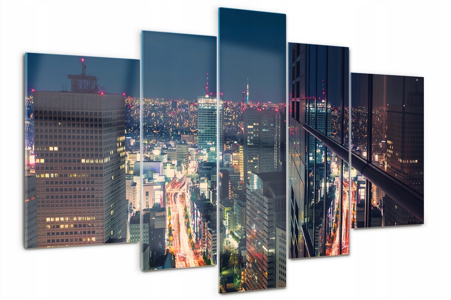 

Obraz szklany tryptyk do salonu Tokio Japonia