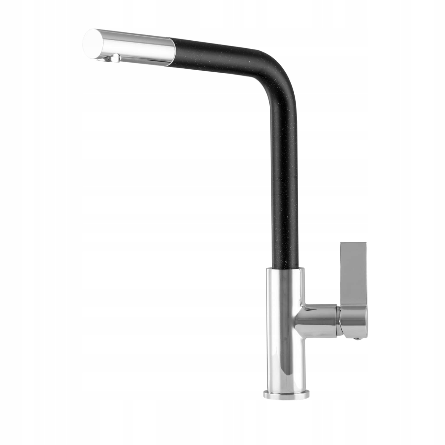 Kuchynská batéria Side čierna s výsuvným výtokom Gamma